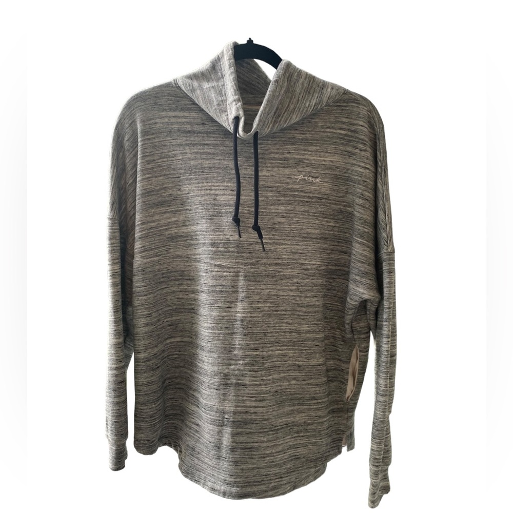 Pink-Victoria’s Secret Sweatshirt with Cowl Neck